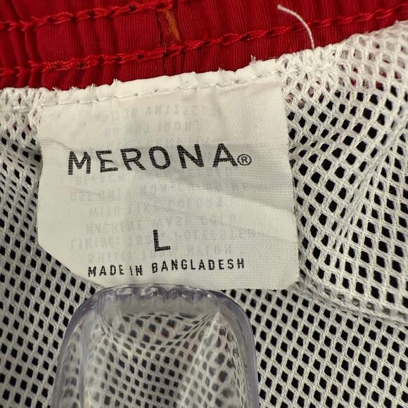 Merona Men’s Black Swim Trunks Size L Drawstring Waist 6” Inseam - Picture 3 of 5